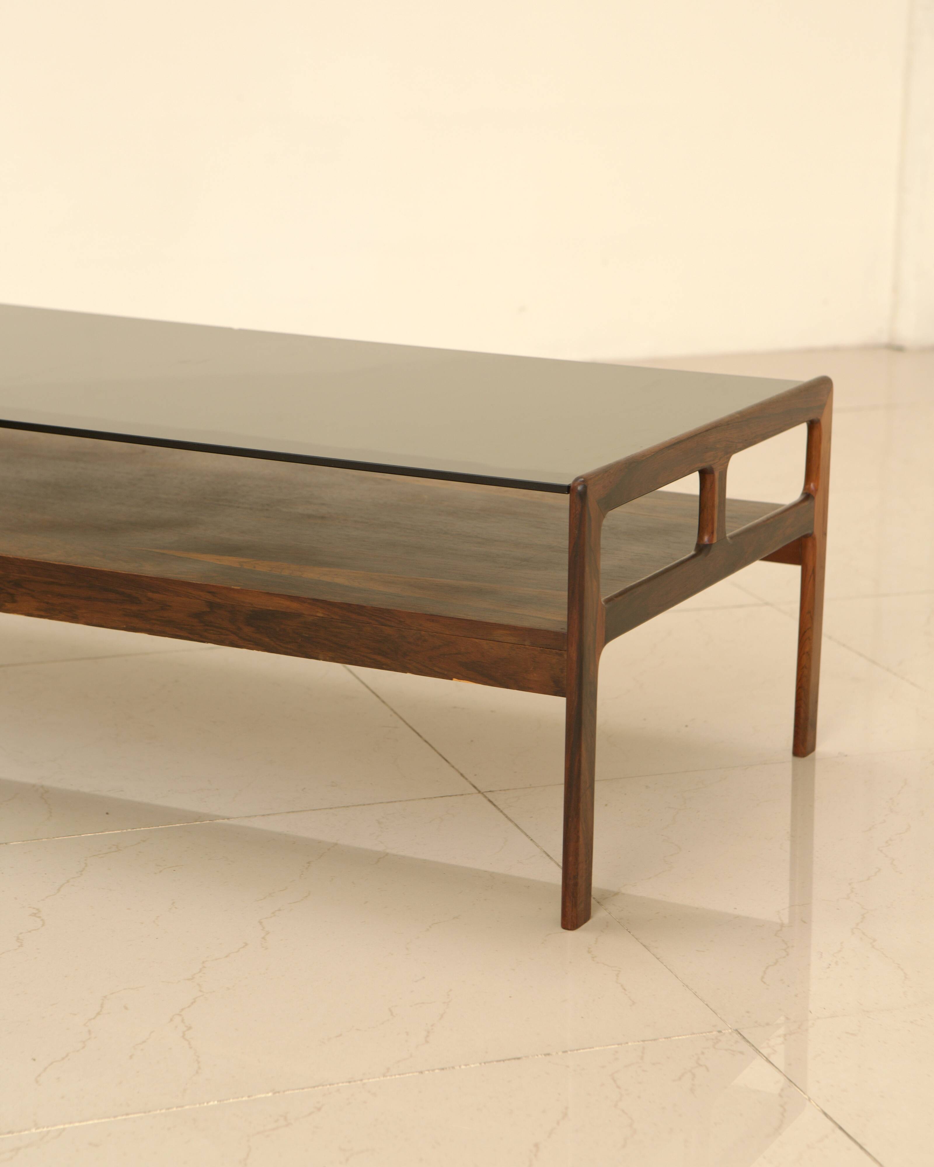 Danish rosewood coffee table from the 60s