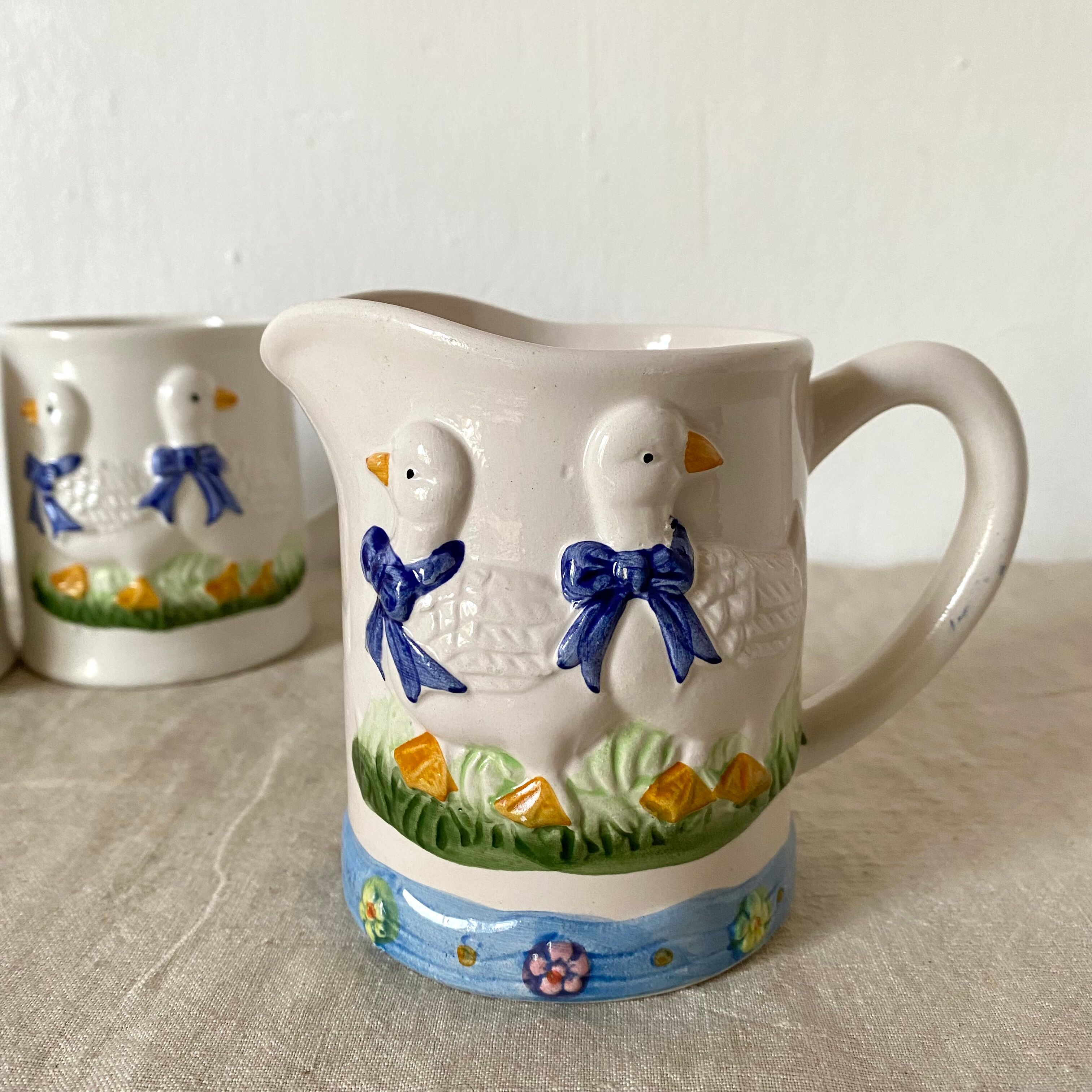 Vintage slurry mugs 80s