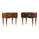 Two Bedside Cabinets, Mahogany Veneer, Italy, 1970s