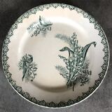 Set of 4 old plates st amandinoise st amand décor muguet