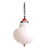 Suspension Space Age en opaline blanche, Massive, 1970