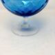 Empoli blue glass vase