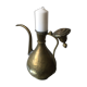 Ottoman Brass Ewer Antique Candleholder