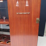 Art deco bar system in walnut