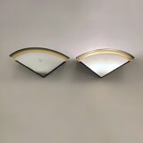 Pair of 1980's Murano sconces