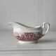 Porcelain gravy boat 'The constable series Bicentennial' pink