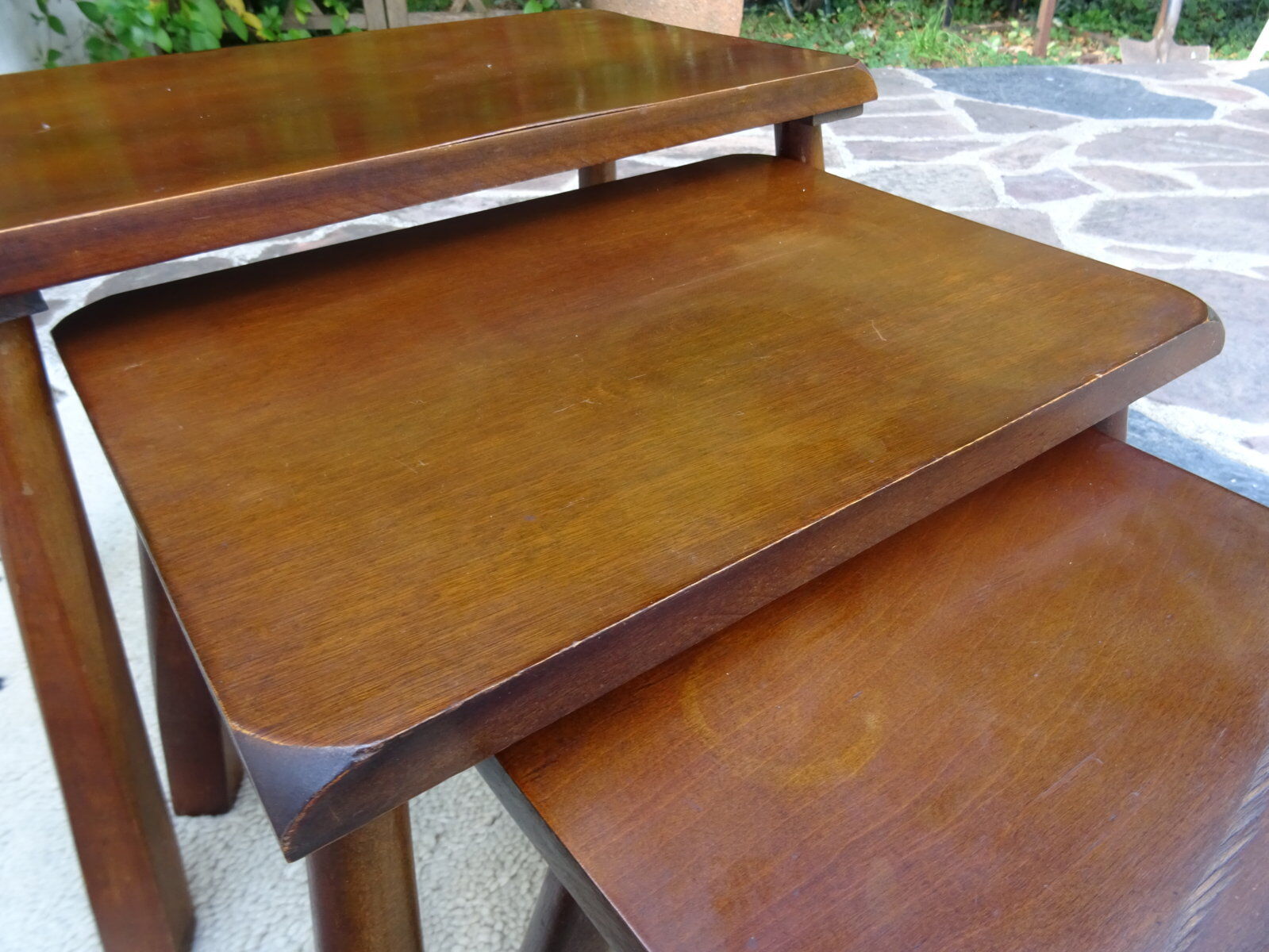 Brutalist nesting tables