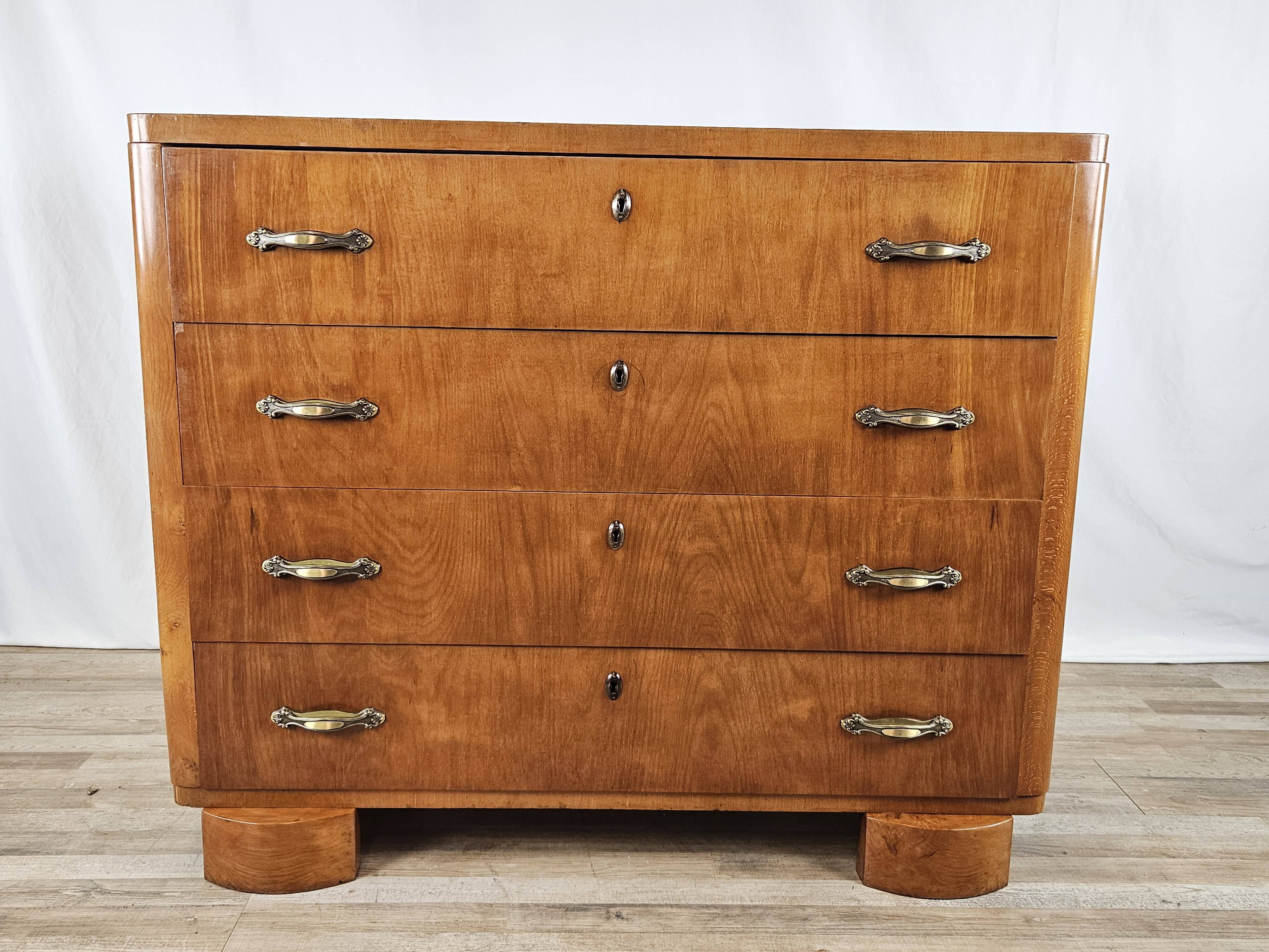 Commode Art Déco à quatre tiroirs
