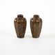 Set of brown ceramic vases, Danish design, 1960s, made in Denmark