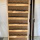 Antique Louis XVI style daybed in carved wood and patterned fabric