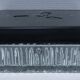 Holophane square wall lamp XL glass design 60s