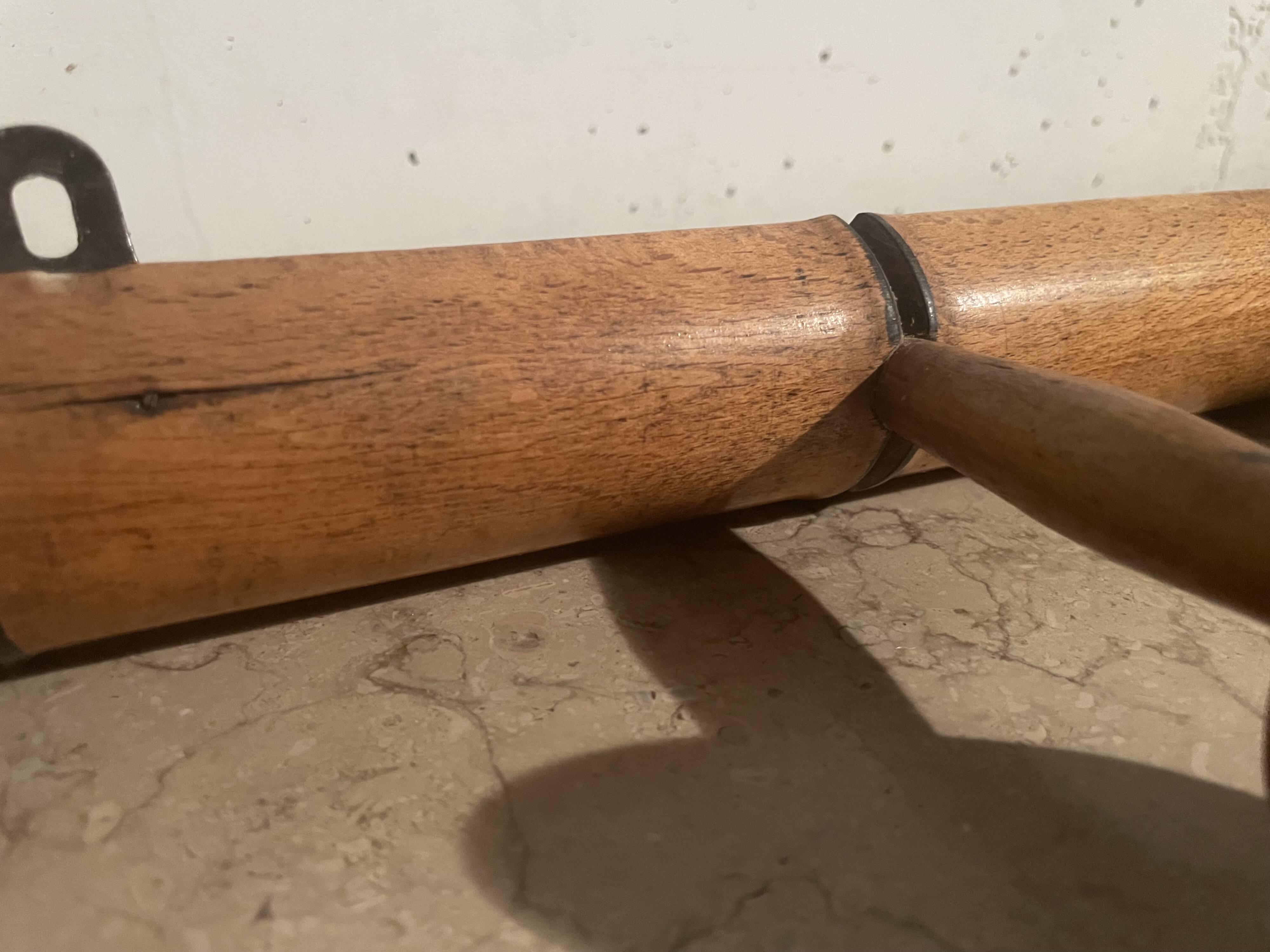 1960s faux bamboo coat hook