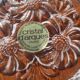 Dessous de verre en cristal vintage