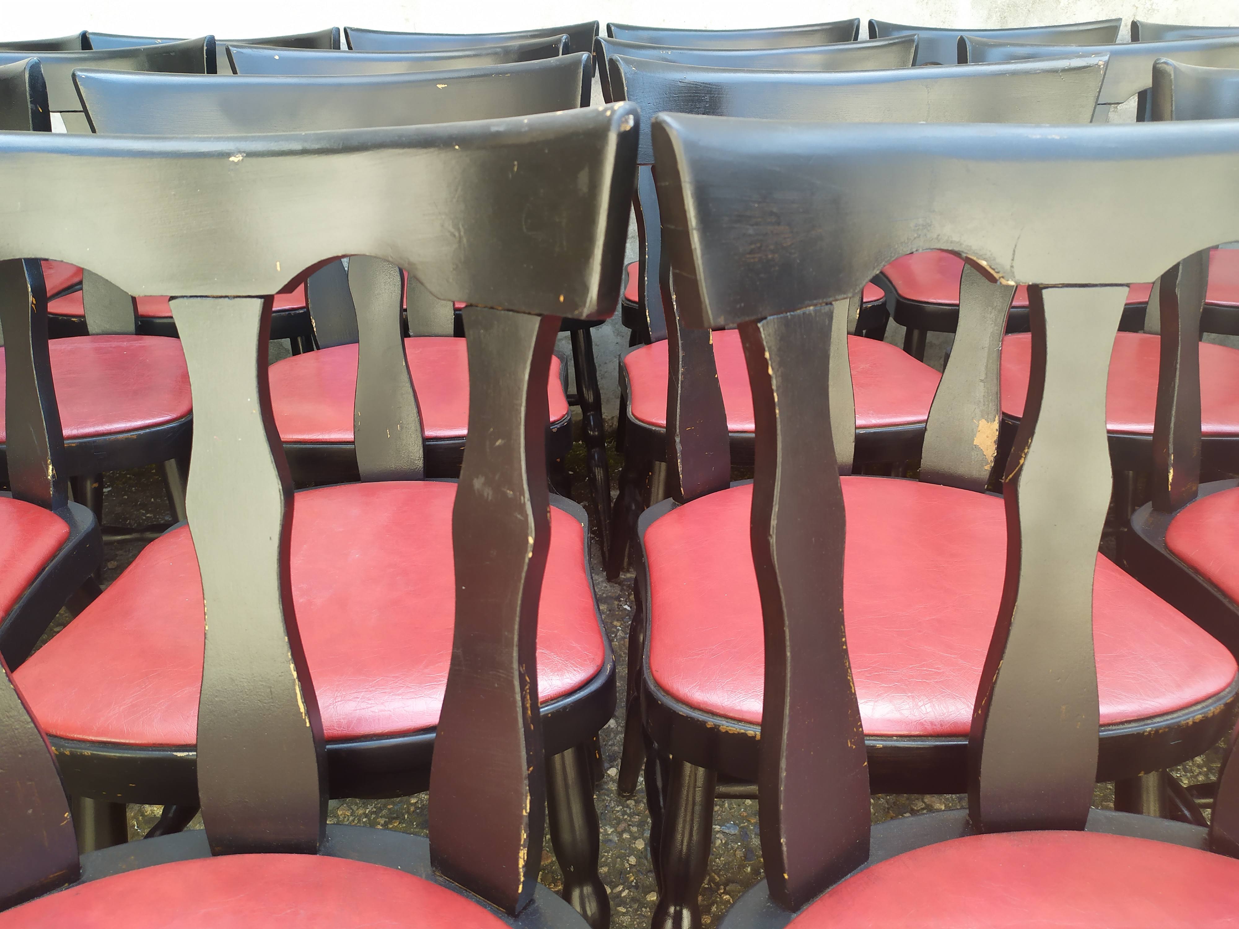 40 Baumann saloon bistro chairs