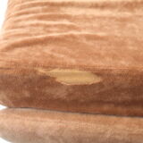 70s modular sofa, light brown velvet