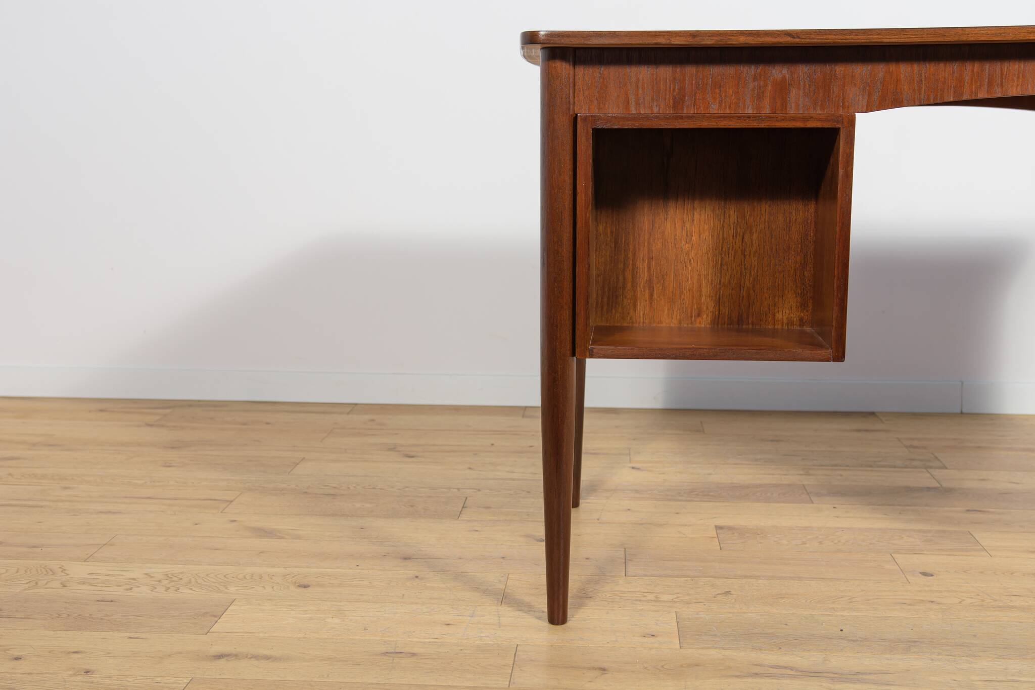 Mid-Century Freestanding Teak Desk, Denmark, 1960s