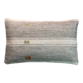 Housse de coussin vintage turque faite à la main, 30 x 50 cm