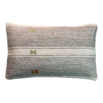 Housse de coussin vintage turque faite à la main, 30 x 50 cm