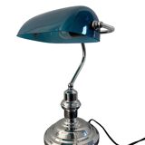 Blue banker notary lamp