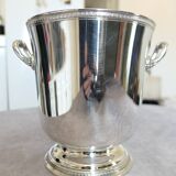 Christofle Malmaison champagne bucket 23 cm. Silver-plated metal.