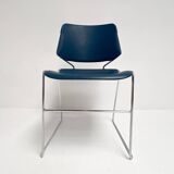 Chaise empilable Matrix Krueger par Thomas Tolleson, années 1970