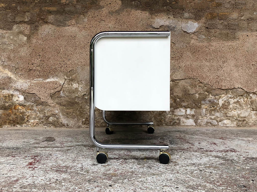 Vintage vinyl storage furniture, circa 1968, made in France