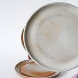 Set of 5 Marais stoneware dessert plates, 1960