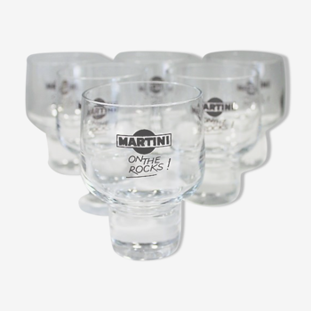 Set de 6 verres martini space age