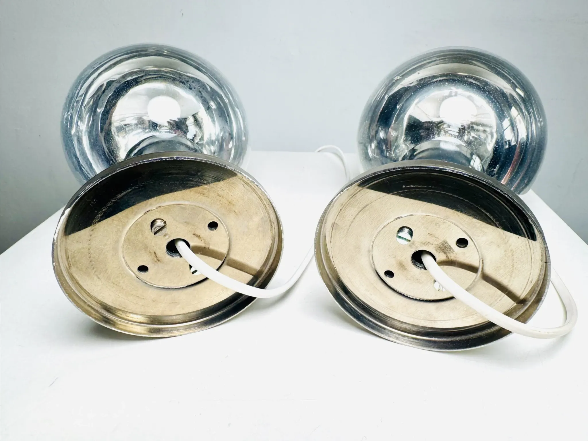 Chrome Plated Table Lamp By Motoko Ishii For Staff Leuchten, Germany, 1970S