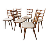 Set of 6 Hiller bistro chairs, circa 1960