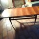 Table basse teck Vintage scandinave relevable