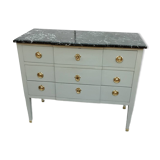 Gray chest of drawers