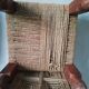 2 stools low Indian sharpoy in teak and rope