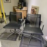 Pair of swivel armchairs EA108 Charles & Ray Eames