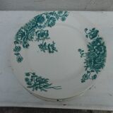 Six earthenware plates