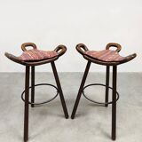 Vintage Spanish barstools Marbella