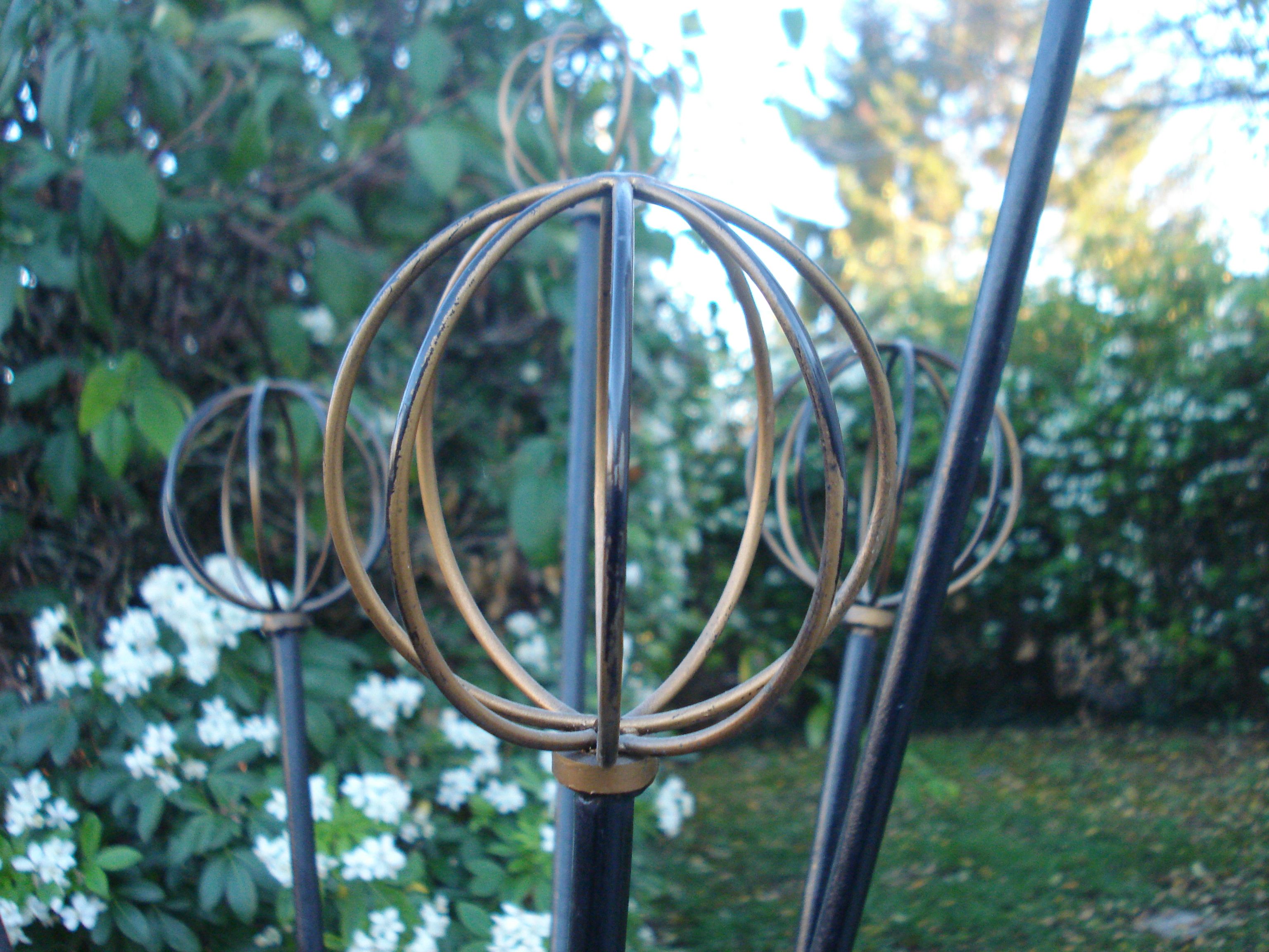 8-ball coat rack geo astrolabe Roger Feraud 1950