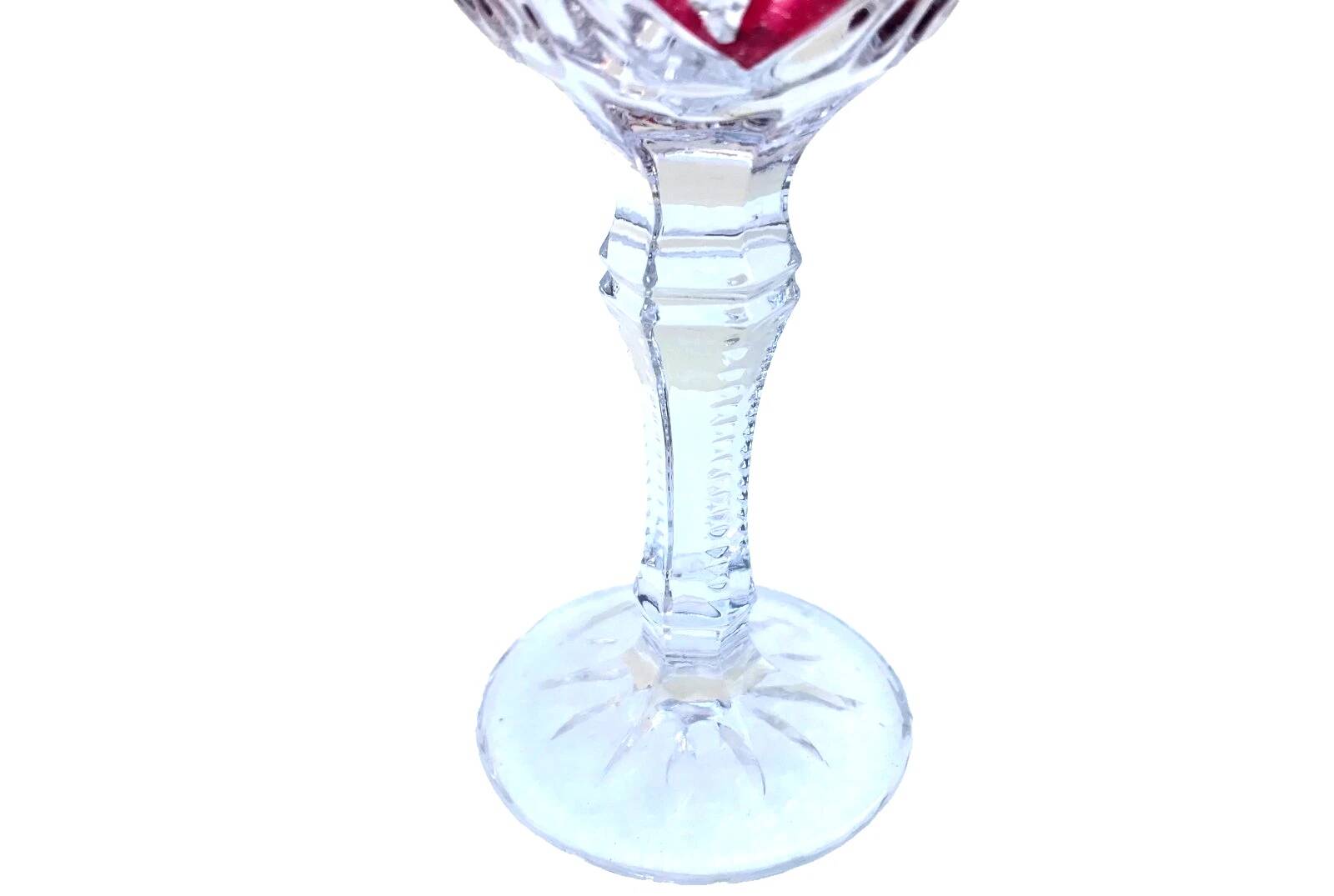 Verre à pied coloré Anna Hutte modèle Asti, Allemagne
