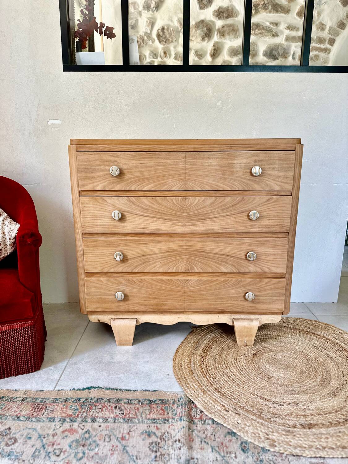 Revamped vintage chest of drawers