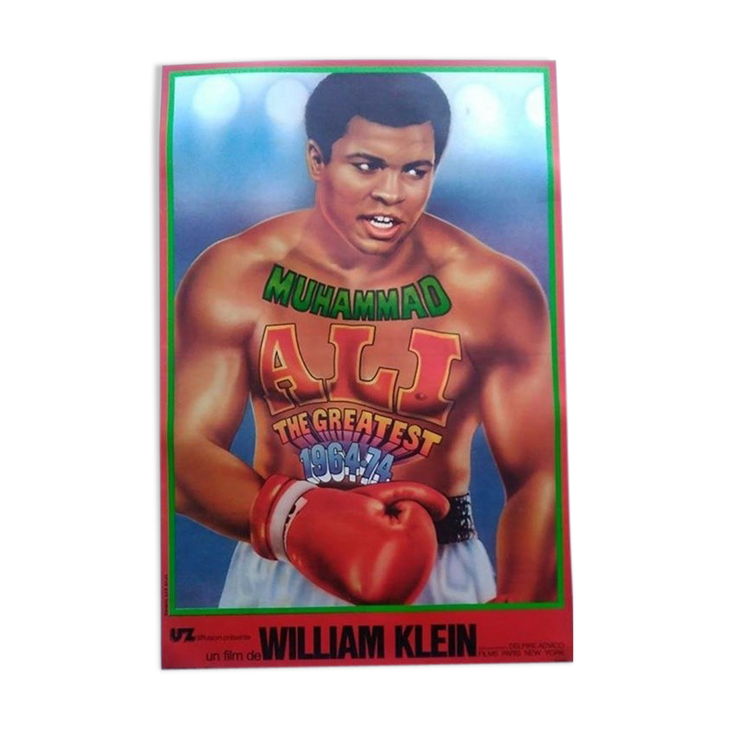 The Greatest Muhammad Ali William Klein film poster boxing vintage 1969