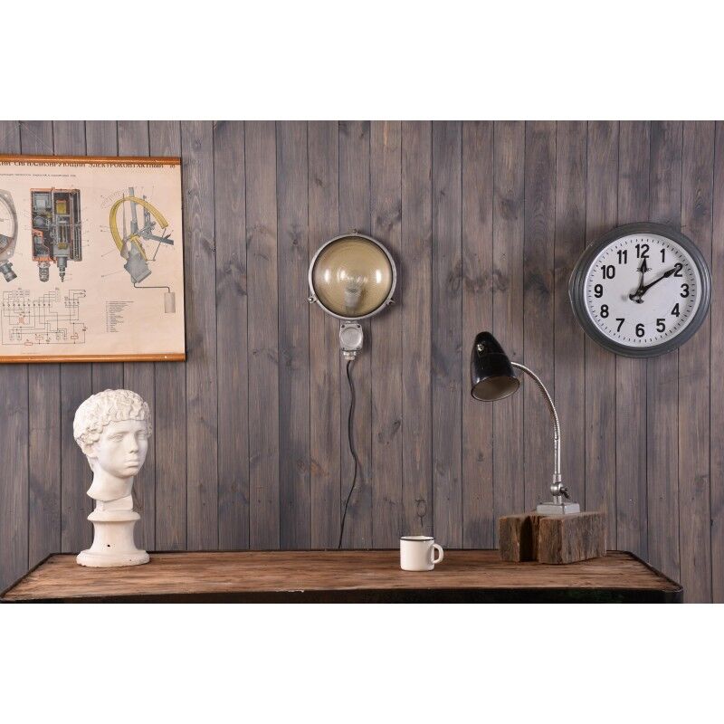 Applique murale industrielle ronde