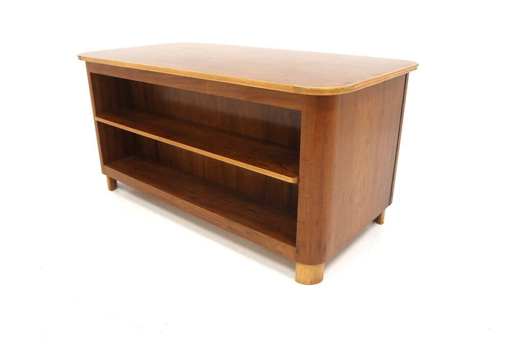 Scandinavian walnut desk, Swedish Modern, Sweden, 1940.