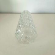 Glass lampshade, chandelier flute, year 60 70, pressed glass, embossed glass