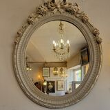 Louis XVI medallion mirror