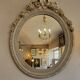 Louis XVI medallion mirror
