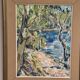 Original Swedish Oil on Canvas - "Natural Landscape" - Signed - Vintage and Framed - 68 × 56 cm