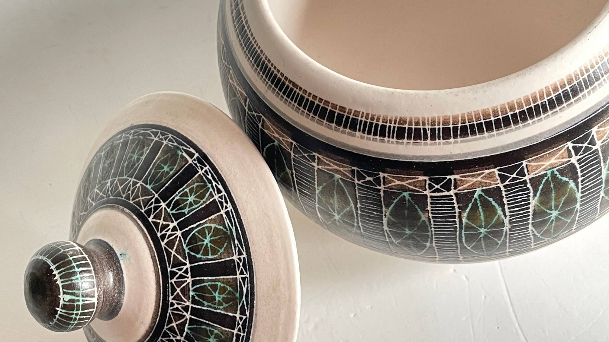 Ceramic Tobacco Pot Marcel GUILLOT