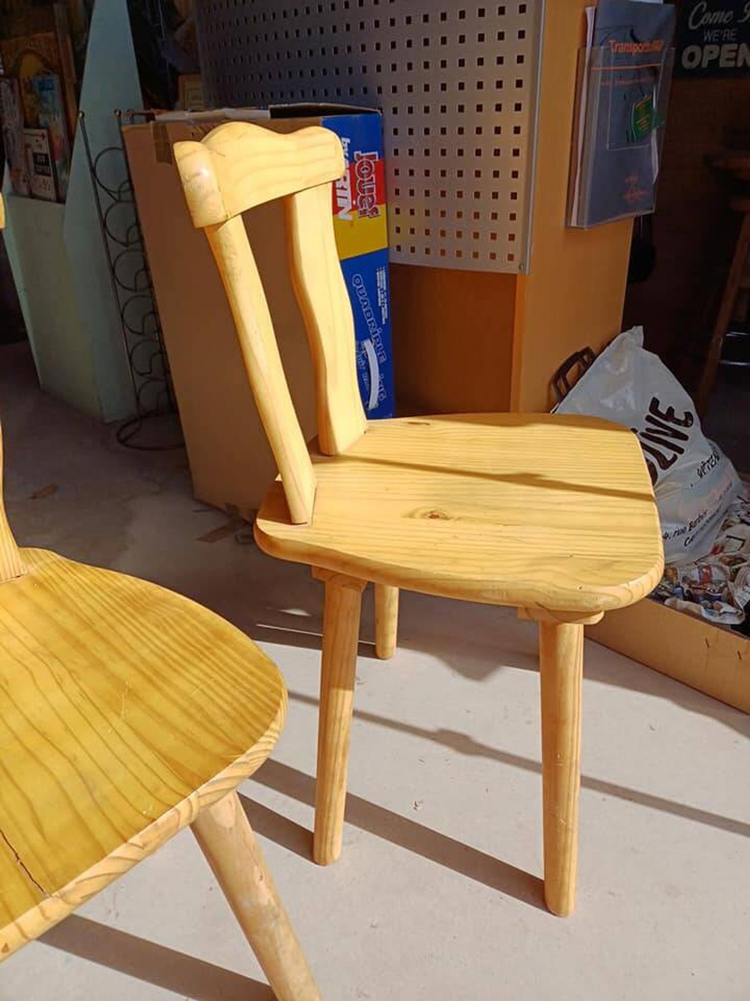 2 country Bavarian chairs