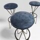 Stool (3) model CM127, Thonet, 1950