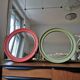 Pair of space age mirrors